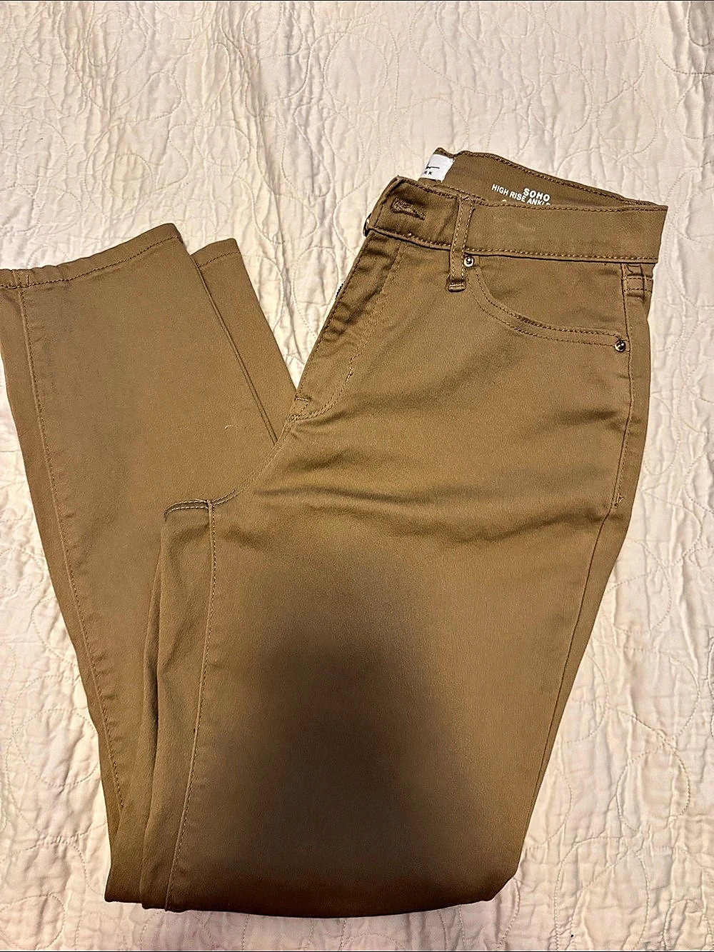 Nick Hill SOHO High Rise Ankle Skinny Jeans in Brown Waist 6